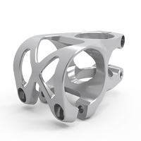 5DEV 2 Bolt Titanium Stem (MTN) Raw Ti 48mm