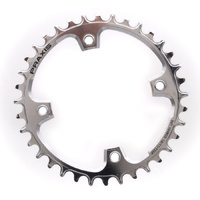MTN 104BCD STEEL SILVER PVD Coated E-Bike Rings WIDE/NARROW 32t