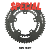 Praxis 2x Chainrings (Road) 110/130BCD 50/34t 110BCD sport 10/11s ONLY