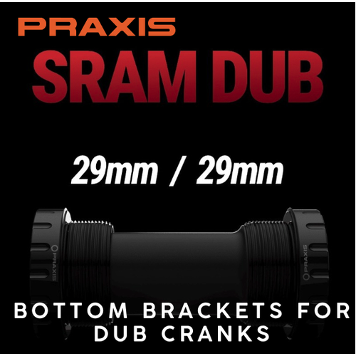 Bottom Brackets for DUB 29mm- Praxis