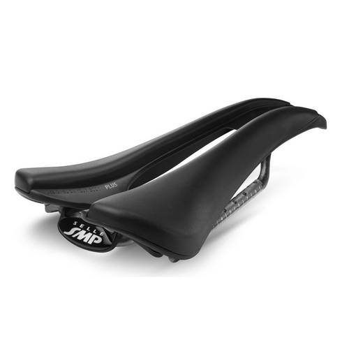EVO 140 PLUS Black Saddle - CARBON Rails