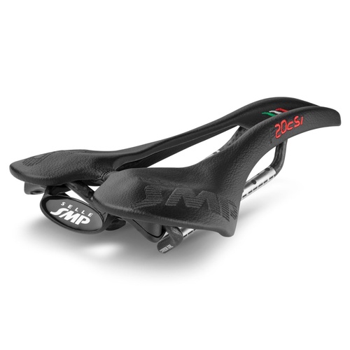 F20 C Si Black Road/MTB Saddle - CARBON Rails